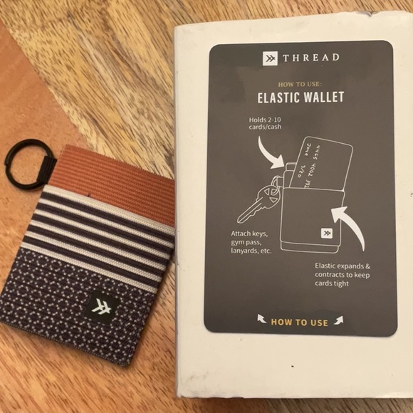 NWT Thread Compact Elastic Wallet - Picture 5 of 9